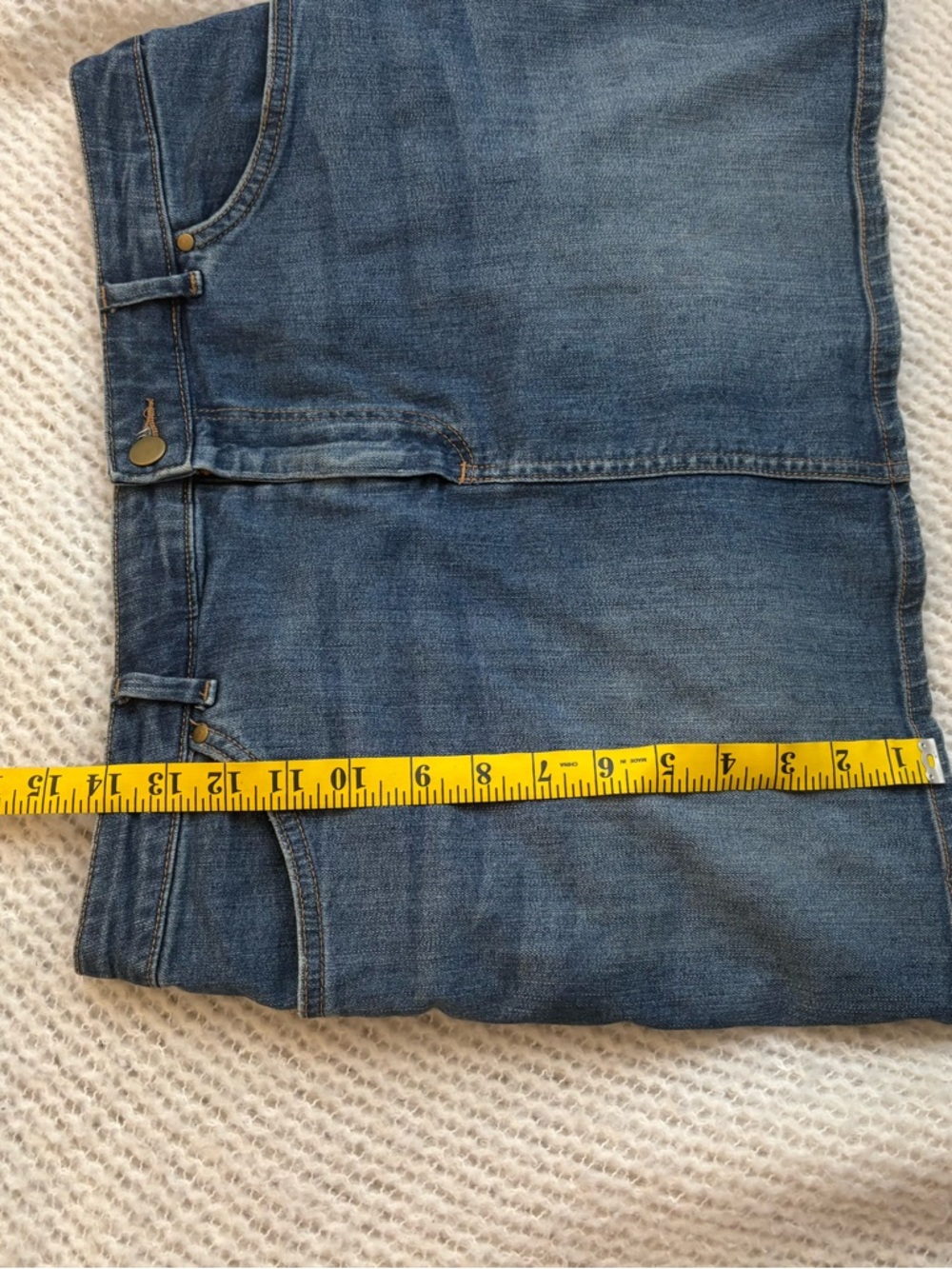 H&M Blue Denim Mini Skirt - Picture 7 of 8